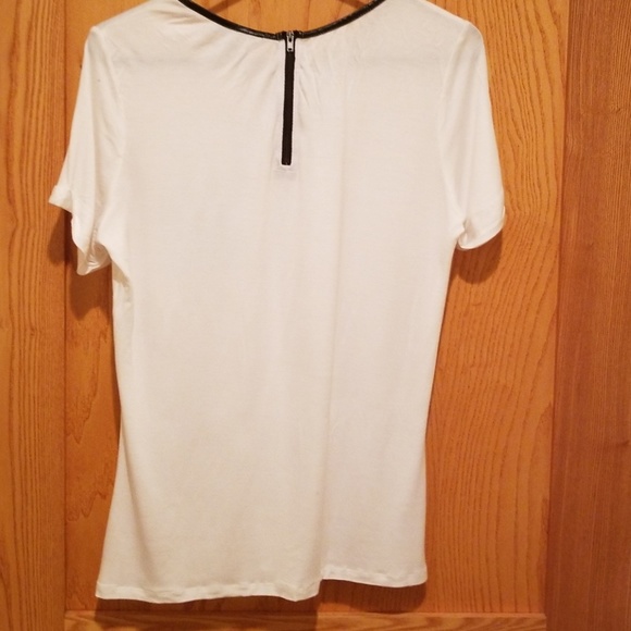 New Top with Leather Trip - Picture 3 of 3